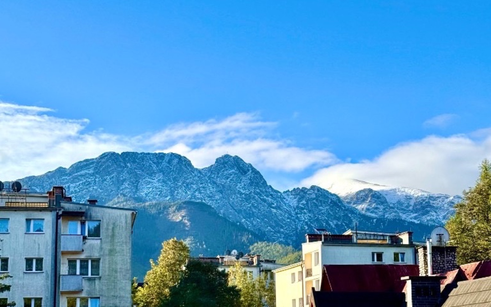 Widok na Giewont z Kościeliska